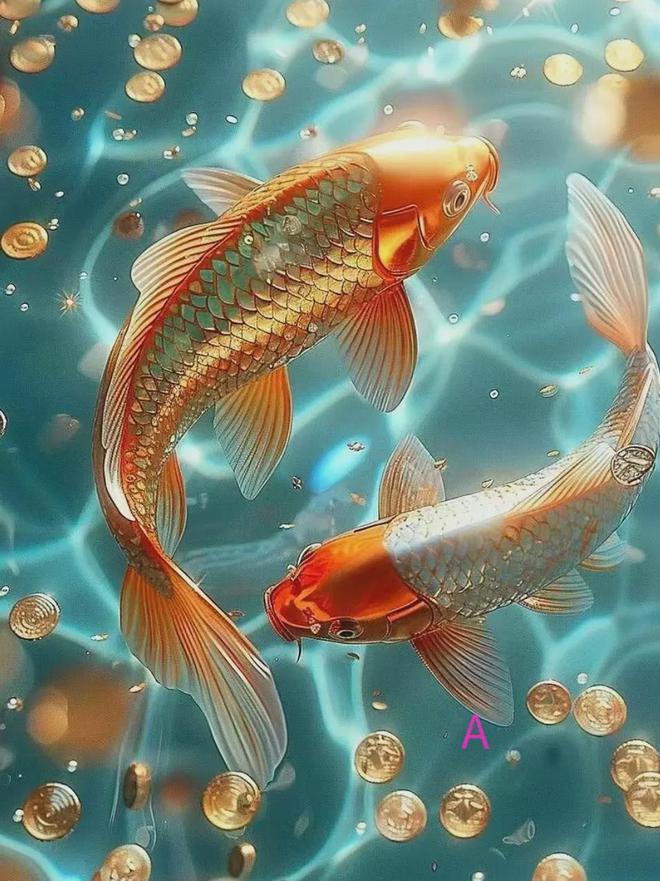 锦鲤：水中的舞者，心中的幸运使者，寓意好运与成功